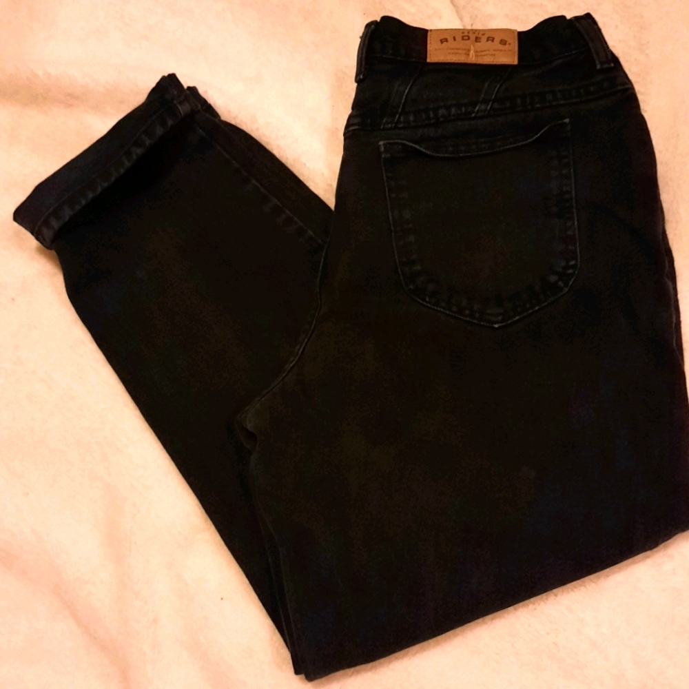 Black Vintage Rider's Jeans sz 14W
